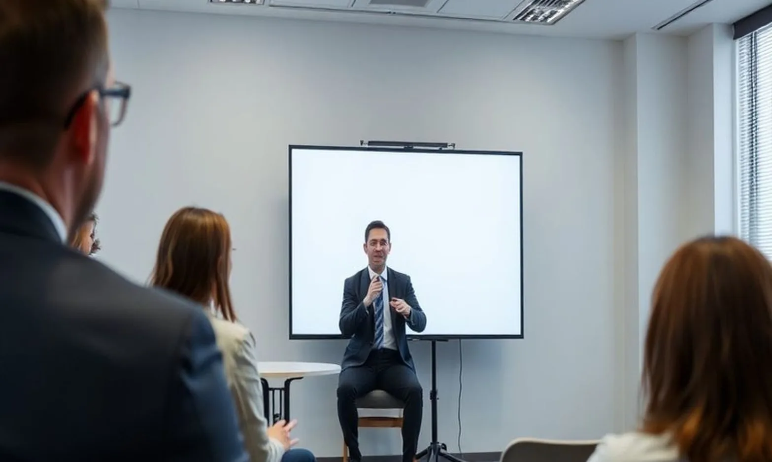 Body language training room